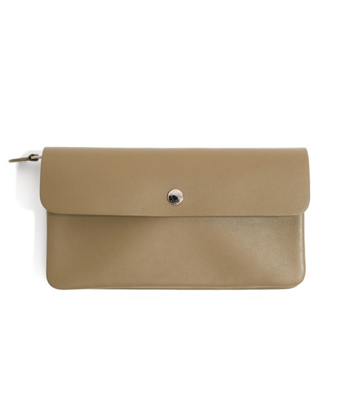 STANDARD SUPPLY（スタンダードサプライ）の「スタンダードサプライ / PAL パル / LONG FLAP WALLET ロングフラップウォレット 長財布 本革（財布・レディース・グレー/ダークグリーン/カーキ/マスタード/ダークブラウン/コーラルピンク・FREE）」の4枚目の写真