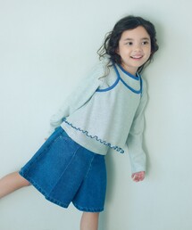 green label relaxing | ボーダーTシャツ＋キャミソール セット / キッズ 100cm-130cm(Tシャツ/カットソー)