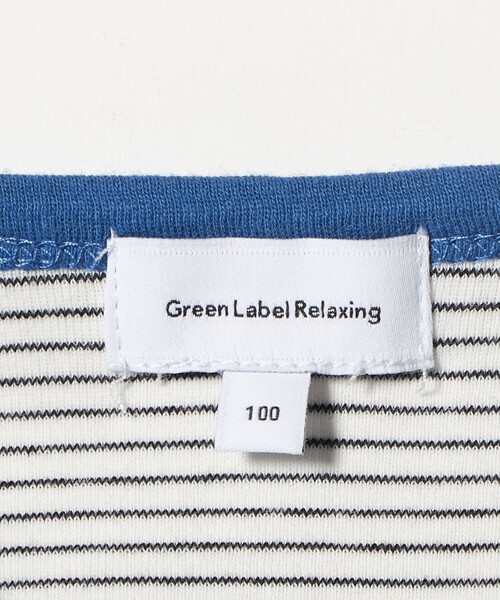 green label relaxing（グリーンレーベルリラクシング）の「ボーダーTシャツ＋キャミソール セット / キッズ 100cm-130cm（Tシャツ/カットソー・キッズ・イエロー/パープル/オフホワイト・120cm/100cm/110cm/130cm）」の15枚目の写真