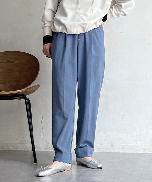 un dix cors（アンディコール）の「ドロストテーパードパンツ（その他パンツ・レディース・ライトグレー/グレー/ブラック・FREE）」の2枚目の写真