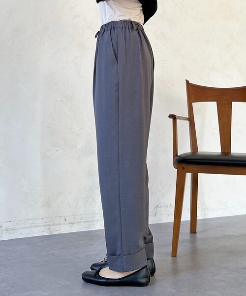 un dix cors（アンディコール）の「ドロストテーパードパンツ（その他パンツ・レディース・ライトグレー/グレー/ブラック・FREE）」の22枚目の写真