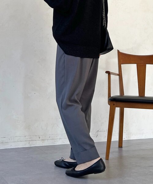 un dix cors（アンディコール）の「ドロストテーパードパンツ（その他パンツ・レディース・ライトグレー/グレー/ブラック・FREE）」の17枚目の写真