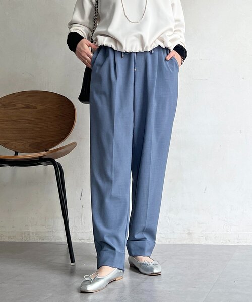 un dix cors（アンディコール）の「ドロストテーパードパンツ（その他パンツ・レディース・ライトグレー/グレー/ブラック・FREE）」の11枚目の写真