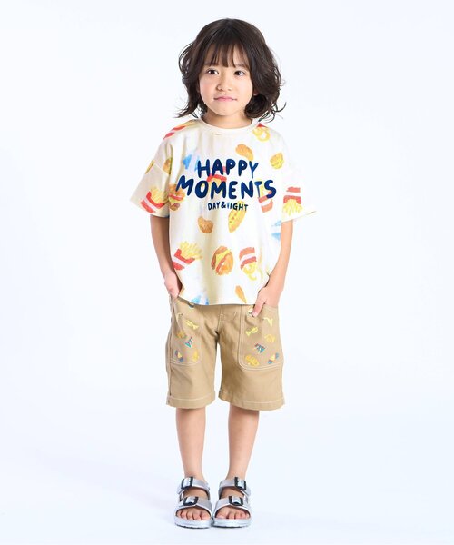 BIT'Z（ビッツ）の「楽しいテーマパーク柄Tシャツ（Tシャツ/カットソー・キッズ・ミント/アイボリー・120/110/100/95/90/80）」の3枚目の写真