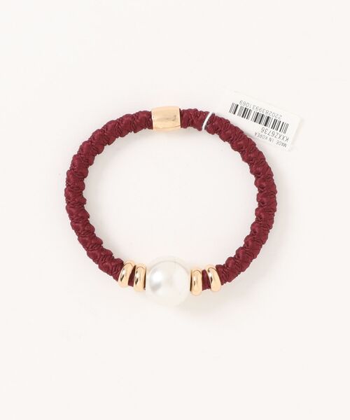 チャイハネ（チャイハネ）の「【チャイハネ】エキパールヘアゴム（ヘアゴム・レディース・ピンク/ブルー/パープル/オレンジ/カーキ/ブラック・FREE）」の4枚目の写真