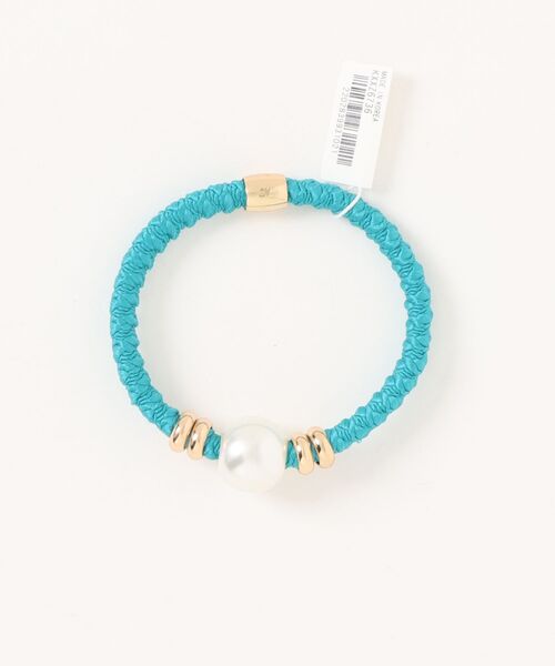 チャイハネ（チャイハネ）の「【チャイハネ】エキパールヘアゴム（ヘアゴム・レディース・ピンク/ブルー/パープル/オレンジ/カーキ/ブラック・FREE）」の3枚目の写真