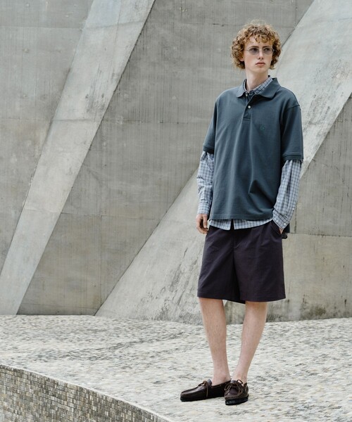 BROOKS BROTHERS(ブルックスブラザーズ)の「【別注】<Brooks Brothers>GLR カノコ ポロシャツ(ポロシャツ・メンズ・オリーブ/ブラック・L/M/S)」の3枚目の写真