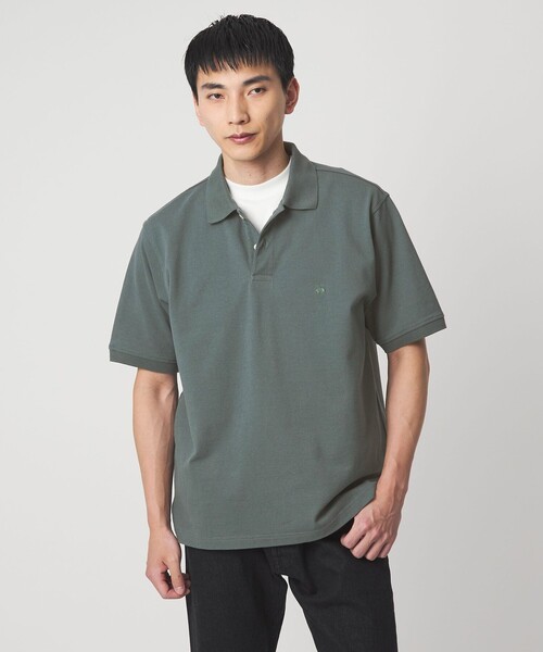 BROOKS BROTHERS(ブルックスブラザーズ)の「【別注】<Brooks Brothers>GLR カノコ ポロシャツ(ポロシャツ・メンズ・オリーブ/ブラック・L/M/S)」の8枚目の写真