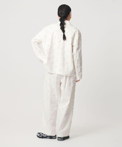 BEAUTY&YOUTH UNITED ARROWS（ビューティーアンドユースユナイテッドアローズ）の「コットン エンブロイダリー ジャケット（その他アウター・レディース・ホワイト/ブラック・M/S）」の5枚目の写真