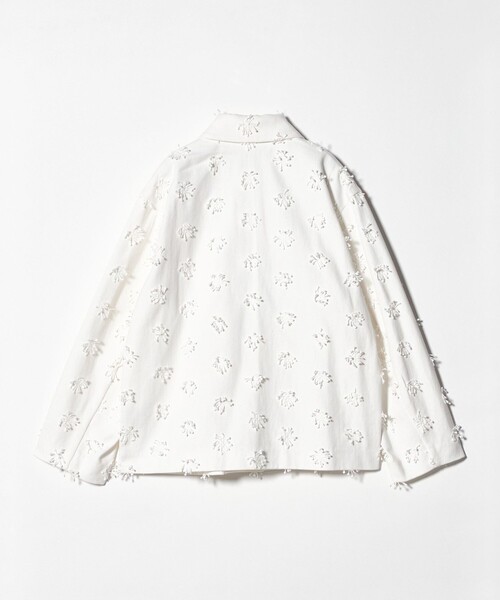 BEAUTY&YOUTH UNITED ARROWS（ビューティーアンドユースユナイテッドアローズ）の「コットン エンブロイダリー ジャケット（その他アウター・レディース・ホワイト/ブラック・M/S）」の11枚目の写真