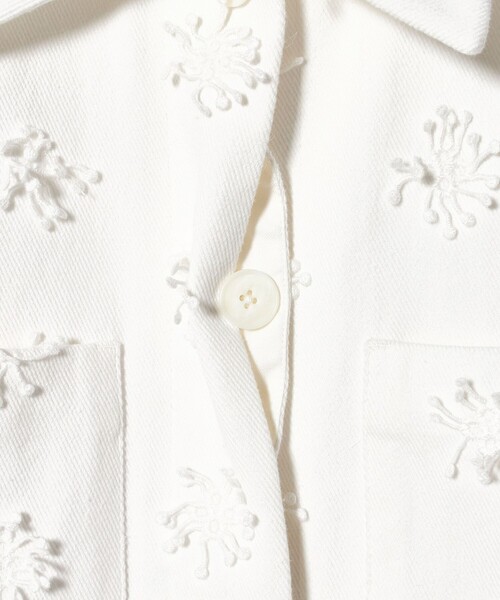 BEAUTY&YOUTH UNITED ARROWS（ビューティーアンドユースユナイテッドアローズ）の「コットン エンブロイダリー ジャケット（その他アウター・レディース・ホワイト/ブラック・M/S）」の15枚目の写真