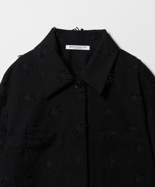 BEAUTY&YOUTH UNITED ARROWS（ビューティーアンドユースユナイテッドアローズ）の「コットン エンブロイダリー ジャケット（その他アウター・レディース・ホワイト/ブラック・M/S）」の19枚目の写真