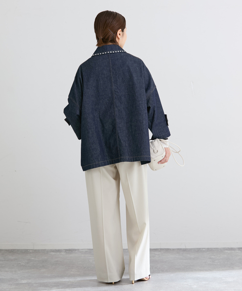 IENA（イエナ）の「《追加》MACKINTOSH/マッキントッシュ HUMBIE DNM JK STUD MB L261ND1003BALTS（デニムジャケット・レディース・ネイビー・38）」の13枚目の写真