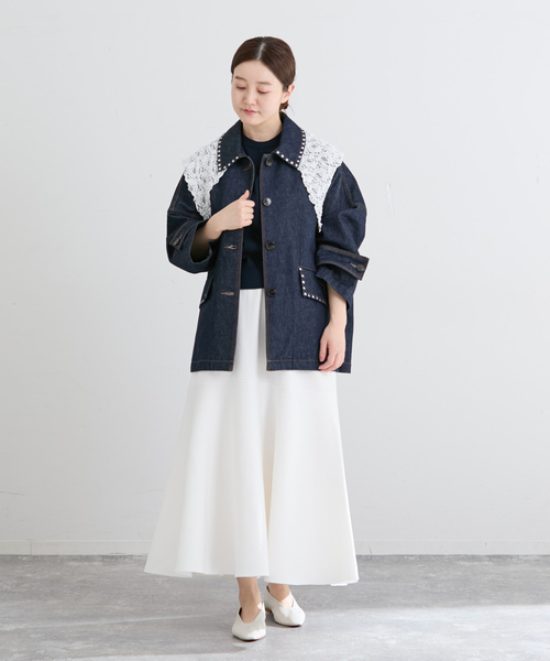 IENA（イエナ）の「《追加》MACKINTOSH/マッキントッシュ HUMBIE DNM JK STUD MB L261ND1003BALTS（デニムジャケット・レディース・ネイビー・38）」の21枚目の写真