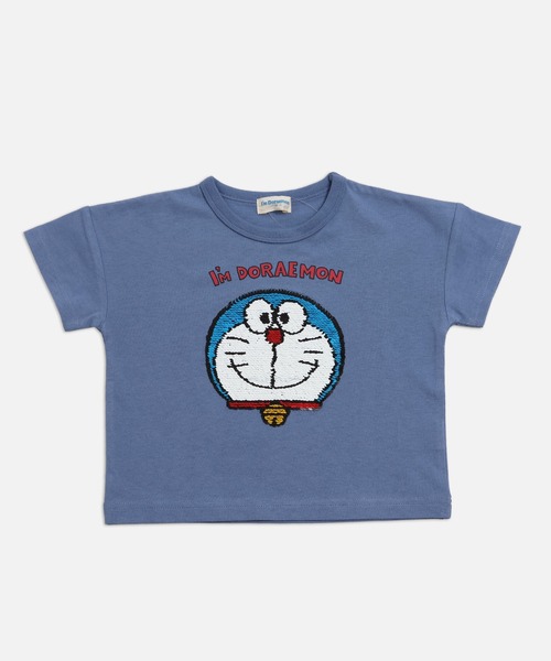 chil2(チルツー)の「〈アイムドラえもん〉半袖Tシャツ(Tシャツ/カットソー・キッズ・イエロー/グレイッシュブルー・120cm/110cm/100cm/90cm)」の3枚目の写真