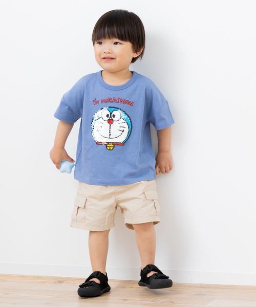 chil2(チルツー)の「〈アイムドラえもん〉半袖Tシャツ(Tシャツ/カットソー・キッズ・イエロー/グレイッシュブルー・120cm/110cm/100cm/90cm)」の14枚目の写真