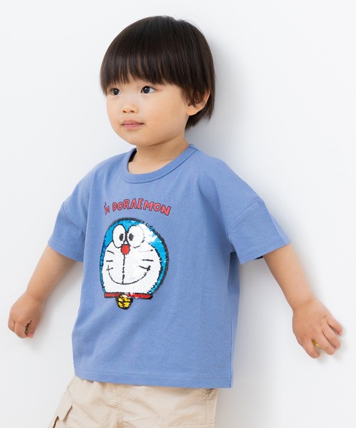 chil2(チルツー)の「〈アイムドラえもん〉半袖Tシャツ(Tシャツ/カットソー・キッズ・イエロー/グレイッシュブルー・120cm/110cm/100cm/90cm)」の17枚目の写真