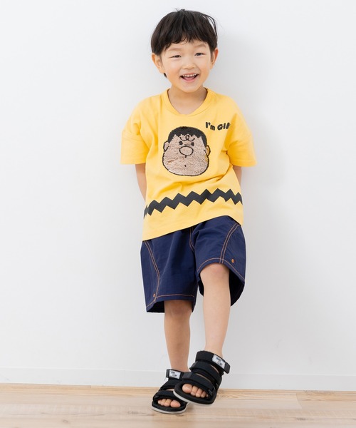 chil2(チルツー)の「〈アイムドラえもん〉半袖Tシャツ(Tシャツ/カットソー・キッズ・イエロー/グレイッシュブルー・120cm/110cm/100cm/90cm)」の19枚目の写真
