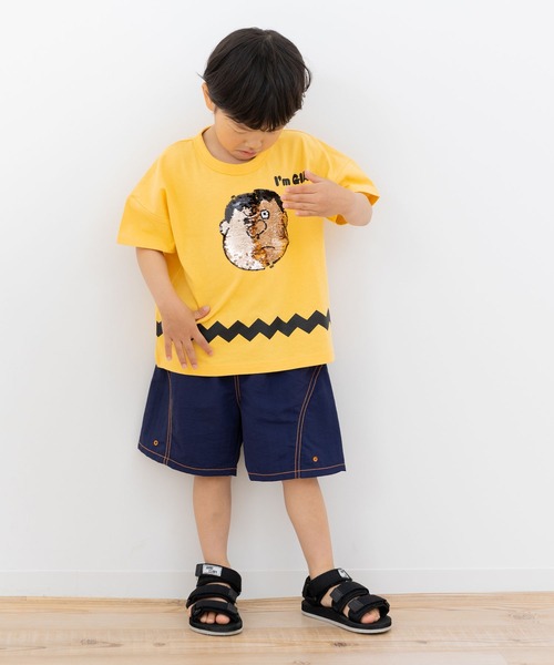 chil2(チルツー)の「〈アイムドラえもん〉半袖Tシャツ(Tシャツ/カットソー・キッズ・イエロー/グレイッシュブルー・120cm/110cm/100cm/90cm)」の21枚目の写真