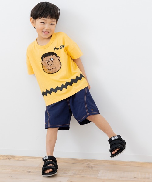chil2(チルツー)の「〈アイムドラえもん〉半袖Tシャツ(Tシャツ/カットソー・キッズ・イエロー/グレイッシュブルー・120cm/110cm/100cm/90cm)」の22枚目の写真