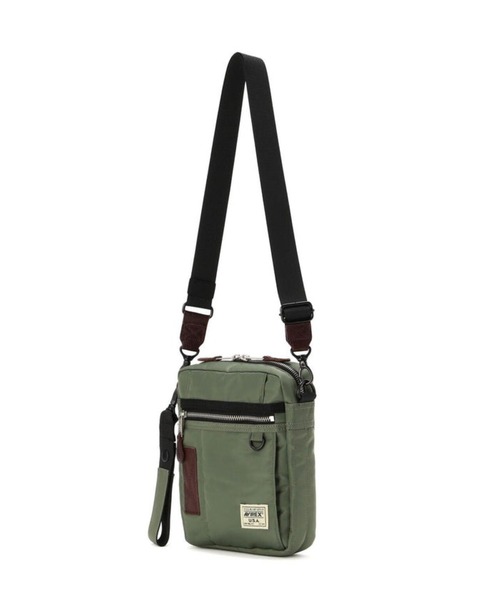 AVIREX(アヴィレックス)の「AVIREX -FLIGHT NYLON VERTICAL SHOULDER(ショルダーバッグ・メンズ・ブラック/カーキ・FREE)」の17枚目の写真