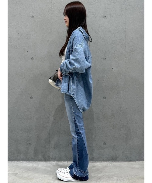 GAP(ギャップ)の「ローライズ ロング&リーンデニム(デニムパンツ・レディース・ライトインディゴブルー・26/25/24/23/30/29/28/27)」の8枚目の写真