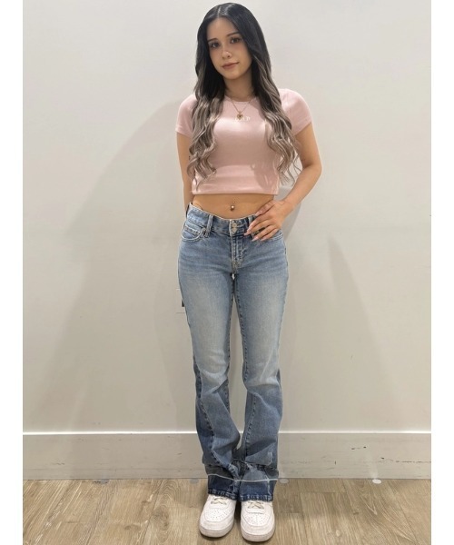 GAP(ギャップ)の「ローライズ ロング&リーンデニム(デニムパンツ・レディース・ライトインディゴブルー・26/25/24/23/30/29/28/27)」の14枚目の写真