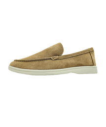 MOGAUS（モグアス）の「ローレラシンプル天然牛革ローファー（シャモアラダーインソール）3color（Men＆Women Size）（ローファー）」