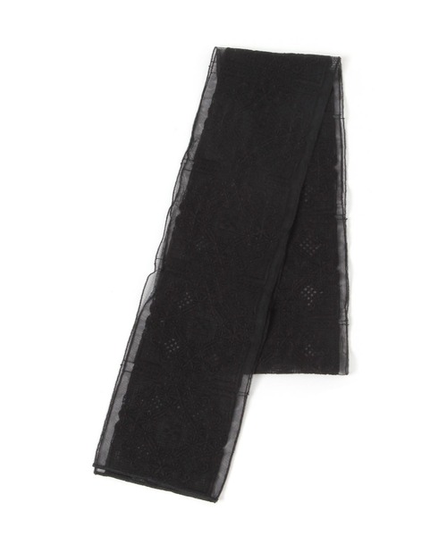 studio CLIP（スタディオクリップ）の「レースマルチスカーフ（ストール/ショール・レディース・ブラック/ナチュラル・FREE）」の5枚目の写真