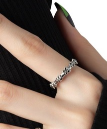 MASHIRO（マシロ）の「【MASHIRO】クロスモチーフリング ユニセックス(MA/EKW145)（リング）」