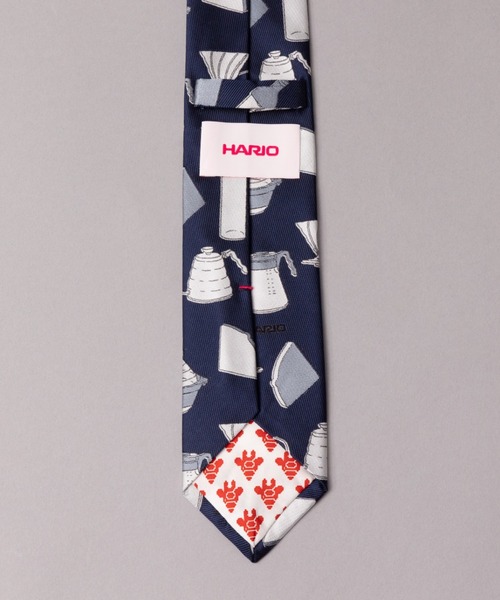 giraffe(ジラフ)の「HARIO×giraffe HARIOプロダクトタイ NAVY(ネクタイ・メンズ・ネイビー・FREE)」の2枚目の写真