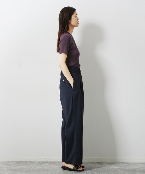 Spick & Span(スピックアンドスパン)の「《追加》ランダムリブ クルー3(ニット/セーター・レディース・チャコールグレー/ホワイト・FREE)」の15枚目の写真