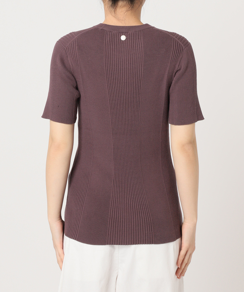Spick & Span(スピックアンドスパン)の「《追加》ランダムリブ クルー3(ニット/セーター・レディース・チャコールグレー/ホワイト・FREE)」の18枚目の写真