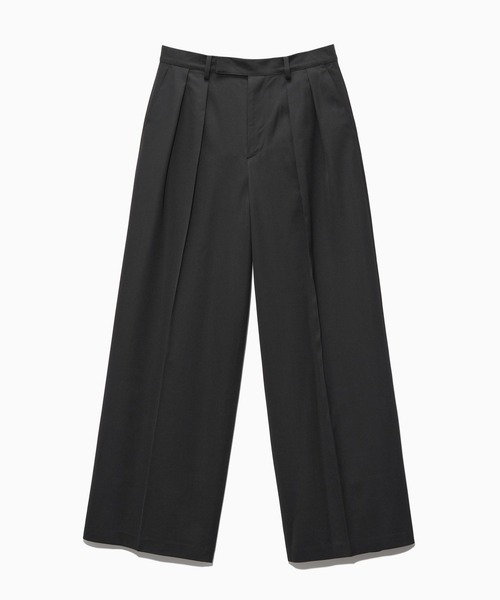 HARE(ハレ)の「【NARRIL】Wool Blend Trousers(スラックス・メンズ・ブラック/グレー・SMALL/MEDIUM)」の1枚目の写真