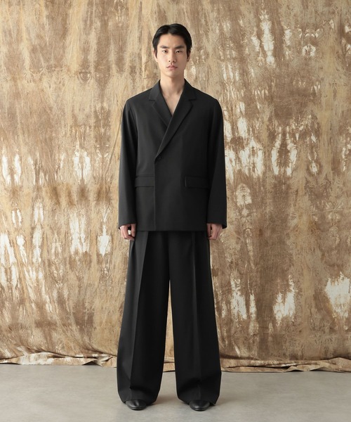 HARE(ハレ)の「【NARRIL】Wool Blend Trousers(スラックス・メンズ・ブラック/グレー・SMALL/MEDIUM)」の7枚目の写真