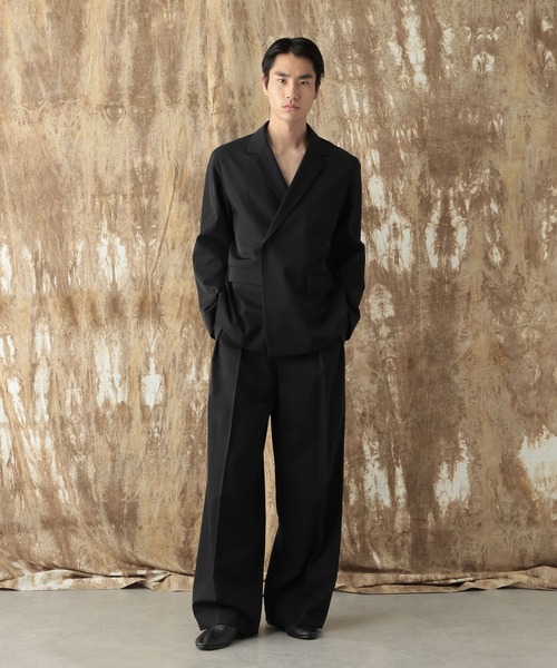 HARE(ハレ)の「【NARRIL】Wool Blend Trousers(スラックス・メンズ・ブラック/グレー・SMALL/MEDIUM)」の8枚目の写真