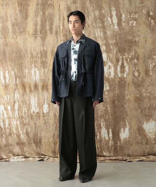 HARE(ハレ)の「【NARRIL】Wool Blend Trousers(スラックス・メンズ・ブラック/グレー・SMALL/MEDIUM)」の18枚目の写真