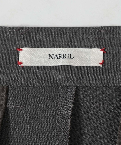 HARE(ハレ)の「【NARRIL】Wool Blend Trousers(スラックス・メンズ・ブラック/グレー・SMALL/MEDIUM)」の15枚目の写真