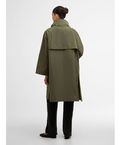 Barbour(バブアー)の「Rowtonシャワープルーフジャケット(レディース)(ブルゾン・レディース・ブラック/グリーン・8/10)」の5枚目の写真