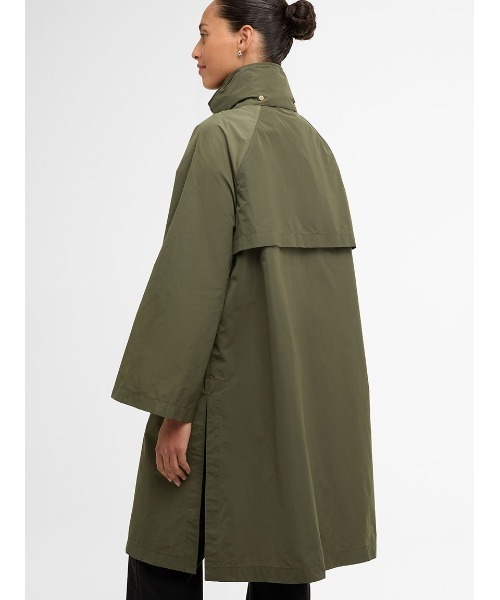 Barbour(バブアー)の「Rowtonシャワープルーフジャケット(レディース)(ブルゾン・レディース・ブラック/グリーン・8/10)」の7枚目の写真