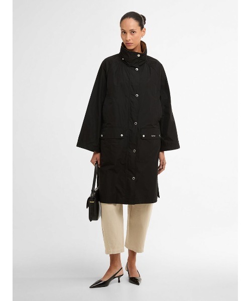 Barbour(バブアー)の「Rowtonシャワープルーフジャケット(レディース)(ブルゾン・レディース・ブラック/グリーン・8/10)」の10枚目の写真