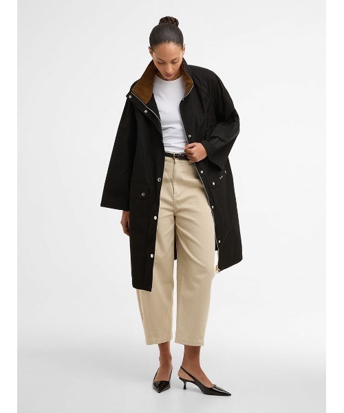 Barbour(バブアー)の「Rowtonシャワープルーフジャケット(レディース)(ブルゾン・レディース・ブラック/グリーン・8/10)」の11枚目の写真