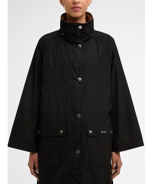 Barbour(バブアー)の「Rowtonシャワープルーフジャケット(レディース)(ブルゾン・レディース・ブラック/グリーン・8/10)」の16枚目の写真