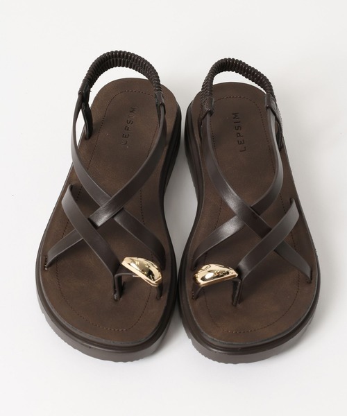 LEPSIM（レプシィム）の「メタルストラップサンダル　638841（サンダル・レディース・ブラック/モカ/ダークブラウン・LARGE/MEDIUM）」の6枚目の写真
