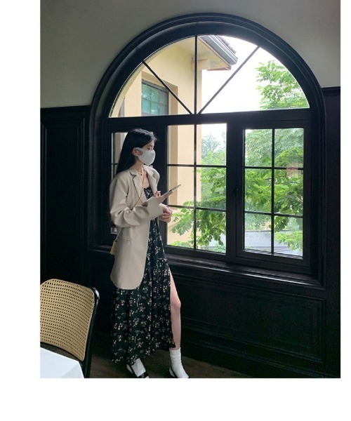 Ritzy(リッツィー)の「花柄キャミソールワンピース(ワンピース・レディース・ブラック・M/S)」の11枚目の写真