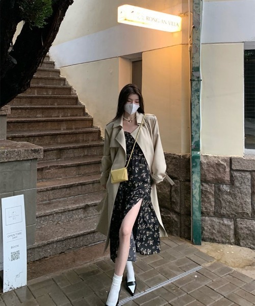 Ritzy(リッツィー)の「花柄キャミソールワンピース(ワンピース・レディース・ブラック・M/S)」の12枚目の写真