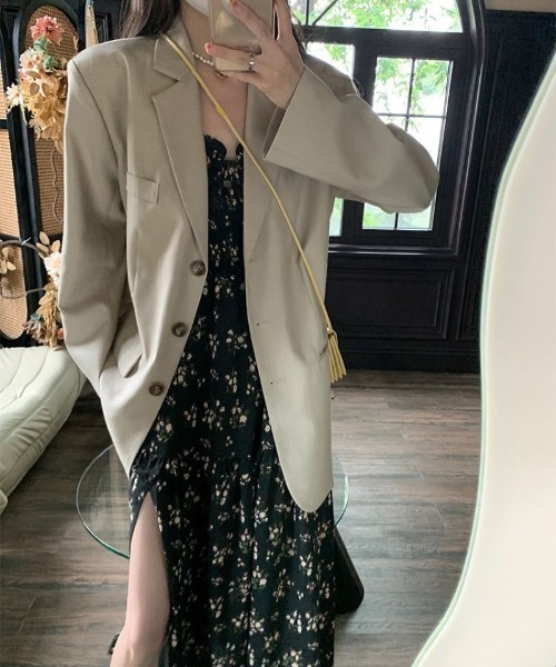 Ritzy(リッツィー)の「花柄キャミソールワンピース(ワンピース・レディース・ブラック・M/S)」の14枚目の写真