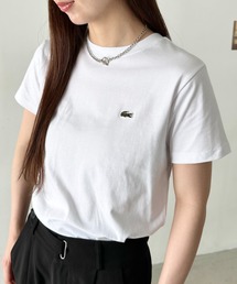 LACOSTE(���R�X�e)��LACOSTE(���R�X�e)/�N���[�l�b�N ����T �����|�C���g ���j���S�p�b�`/LCB CORE TEE(T�V���c/�J�b�g�\�[)
