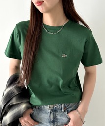 LACOSTE(ラコステ)/ボーイズ クルーネック 半袖T ワンポイント ワニロゴパッチ/LCB CORE TEE