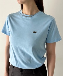 LACOSTE（ラコステ）の「LACOSTE(ラコステ)/クルーネック 半袖T ワンポイント ワニロゴパッチ/LCB CORE TEE（Tシャツ/カットソー）」